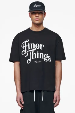Pegador Tees|Kirk Oversized Tee Black