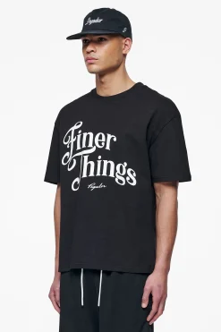 Pegador Tees|Kirk Oversized Tee Black