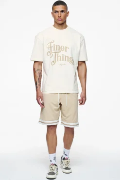 Pegador Tees|Kirk Oversized Tee Vintage Washed Unbleached