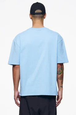 Pegador Tees|Kirk Oversized Tee Vintage Washed Riviera Blue