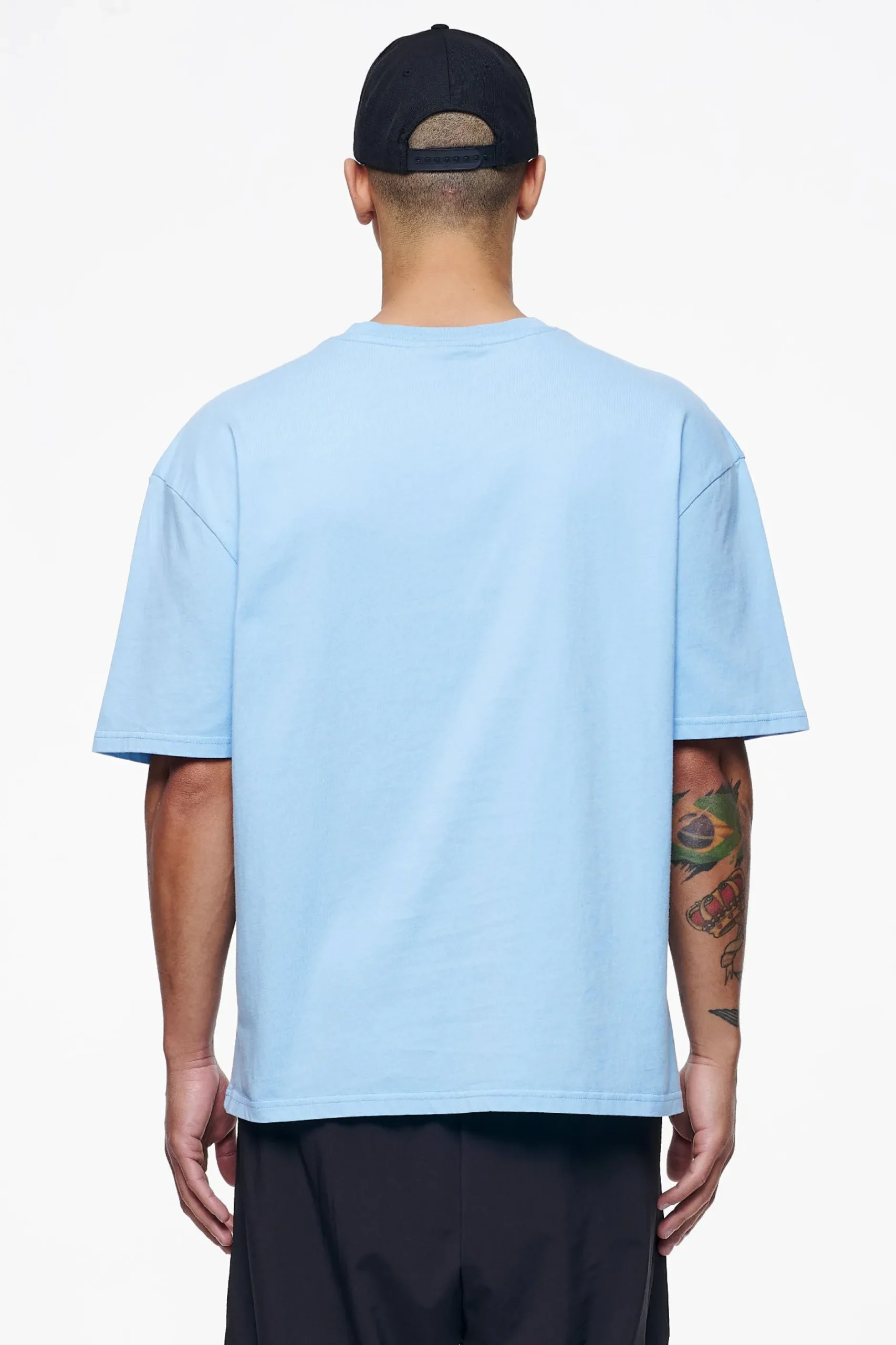Pegador Tees|Kirk Oversized Tee Vintage Washed Riviera Blue
