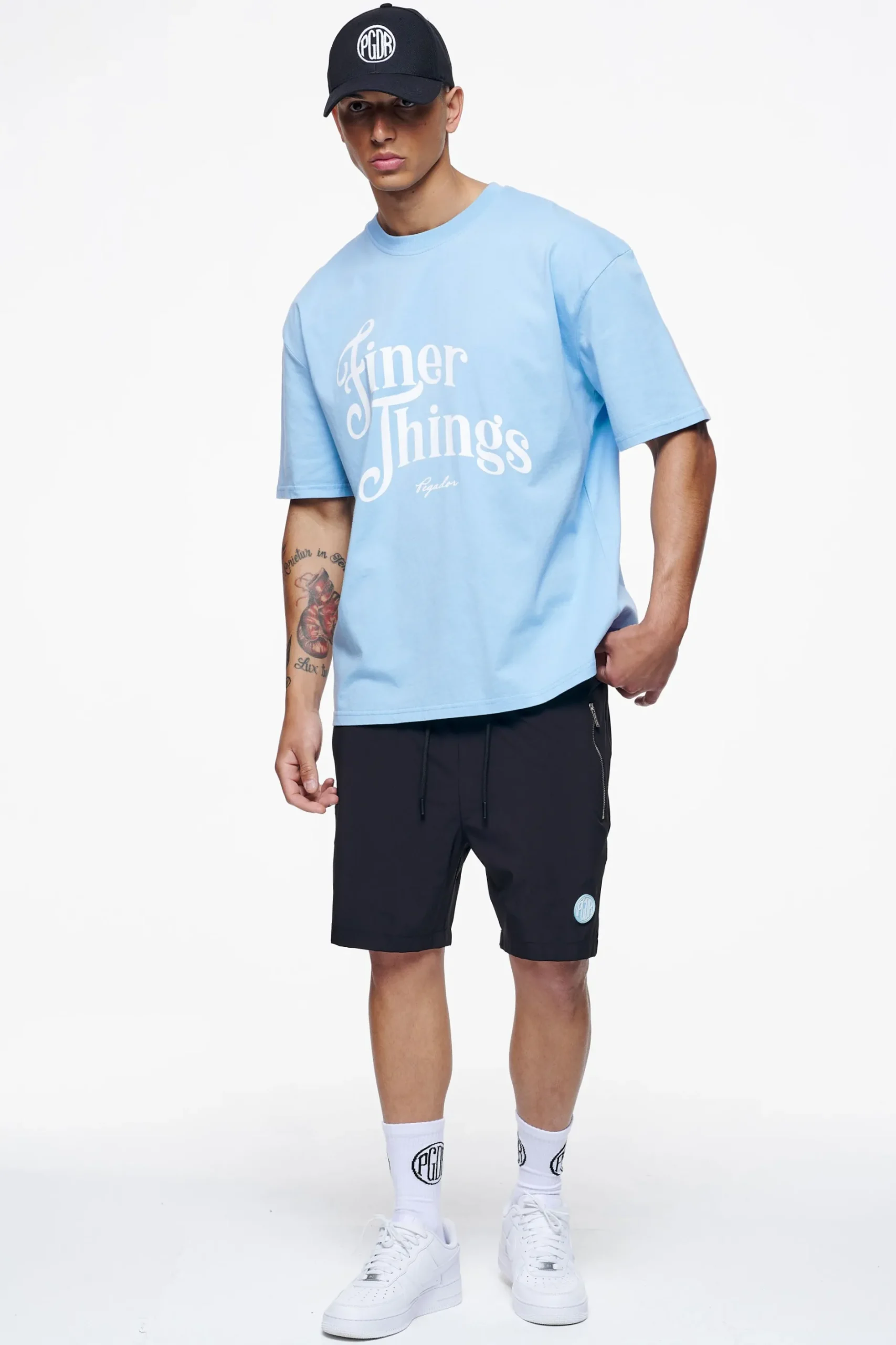 Pegador Tees|Kirk Oversized Tee Vintage Washed Riviera Blue