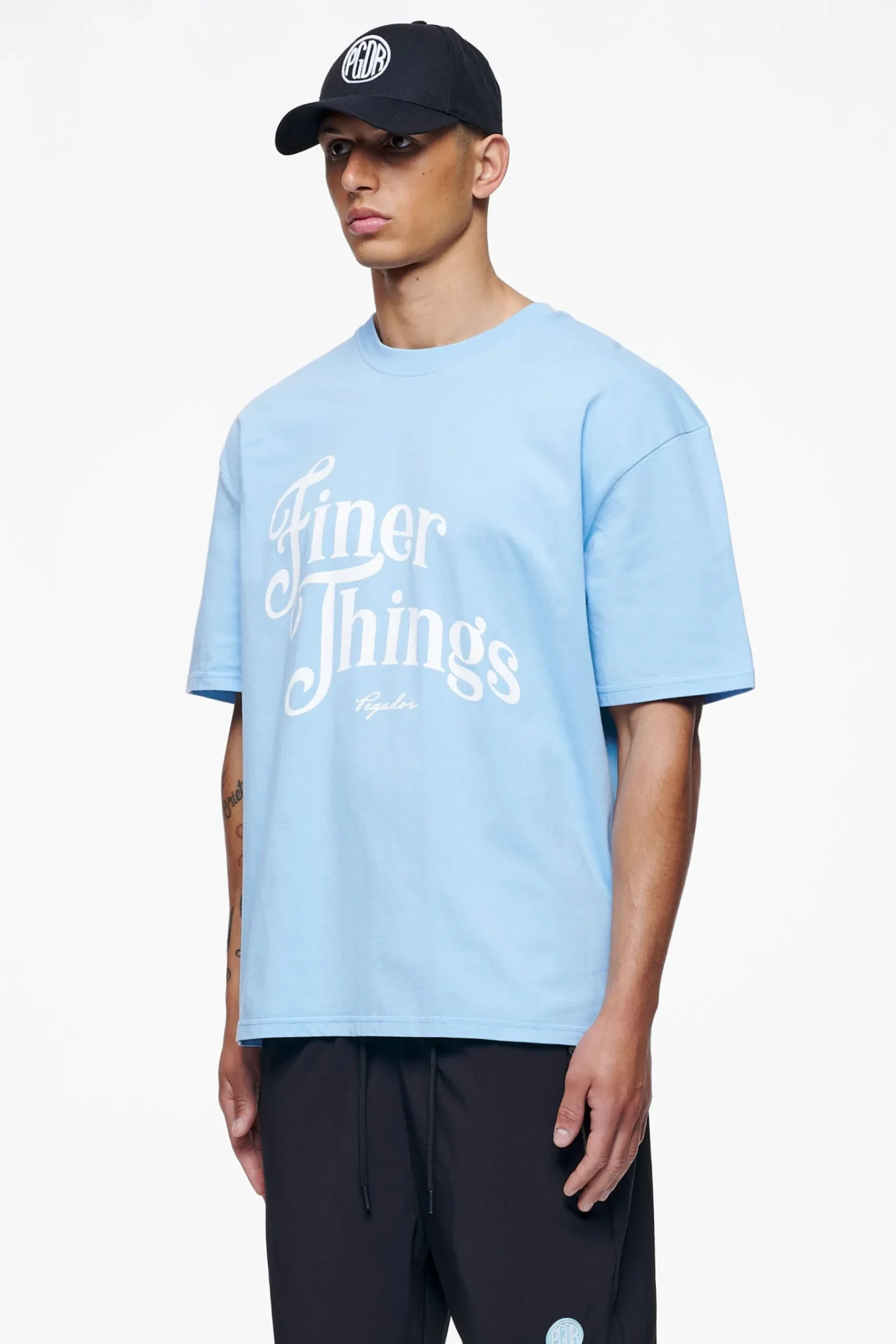Pegador Tees|Kirk Oversized Tee Vintage Washed Riviera Blue
