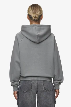 Pegador Hoodies|Klaria Oversized Hoodie Washed Deep Grey
