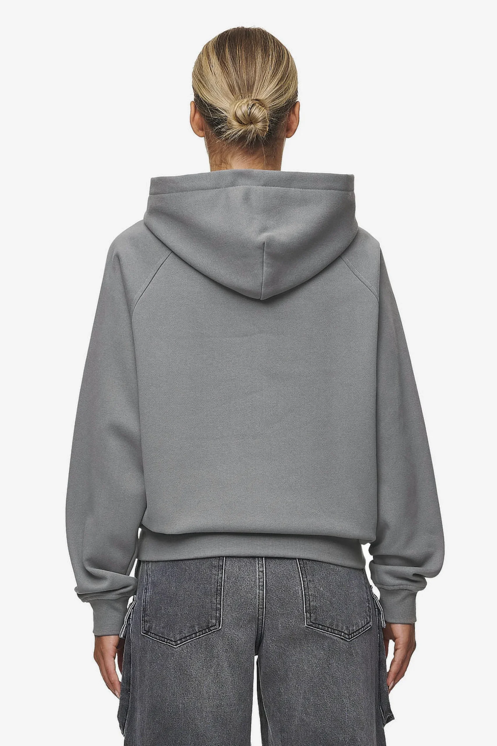 Pegador Hoodies|Klaria Oversized Hoodie Washed Deep Grey