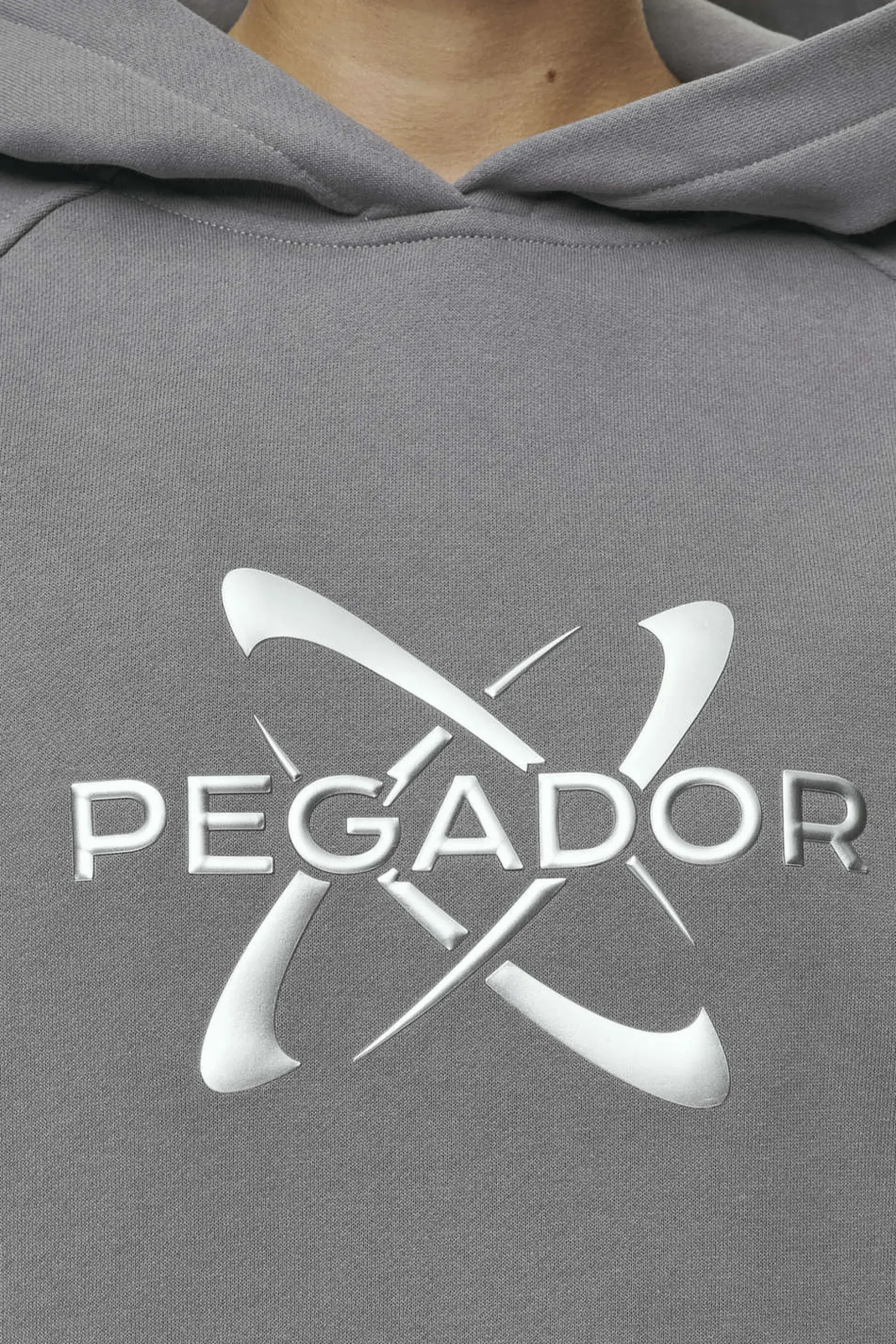 Pegador Hoodies|Klaria Oversized Hoodie Washed Deep Grey
