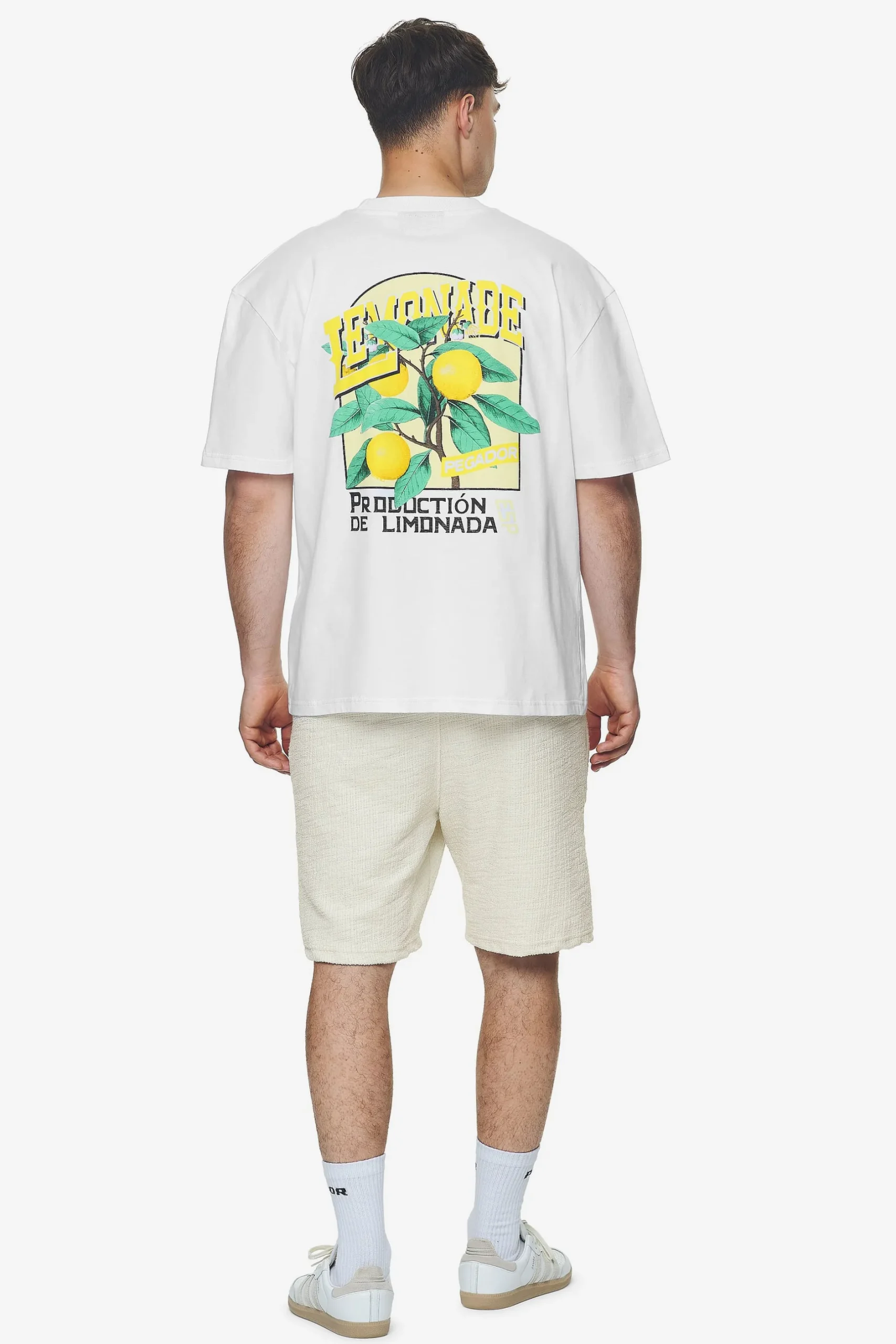 Pegador Tees|Kort Oversized Tee White