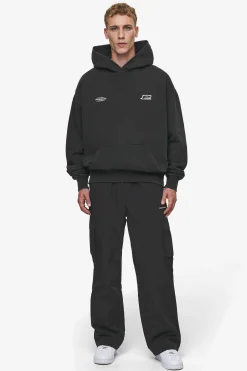 Pegador Hoodies|Lance Oversized Hoodie Vintage Black