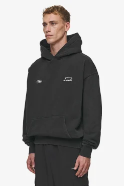 Pegador Hoodies|Lance Oversized Hoodie Vintage Black