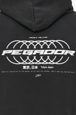 Pegador Hoodies|Lance Oversized Hoodie Vintage Black