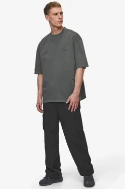 Pegador Tees|Lance Oversized Tee Vintage Anthracite