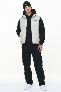 Pegador Vests|Landin Puffer Vest Ash Grey