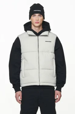 Pegador Vests|Landin Puffer Vest Ash Grey