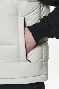 Pegador Vests|Landin Puffer Vest Ash Grey