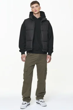 Pegador Vests|Landin Puffer Vest Black