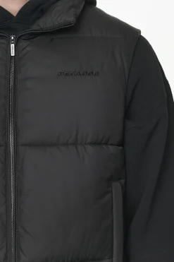 Pegador Vests|Landin Puffer Vest Black