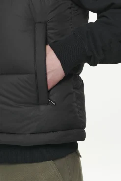 Pegador Vests|Landin Puffer Vest Black
