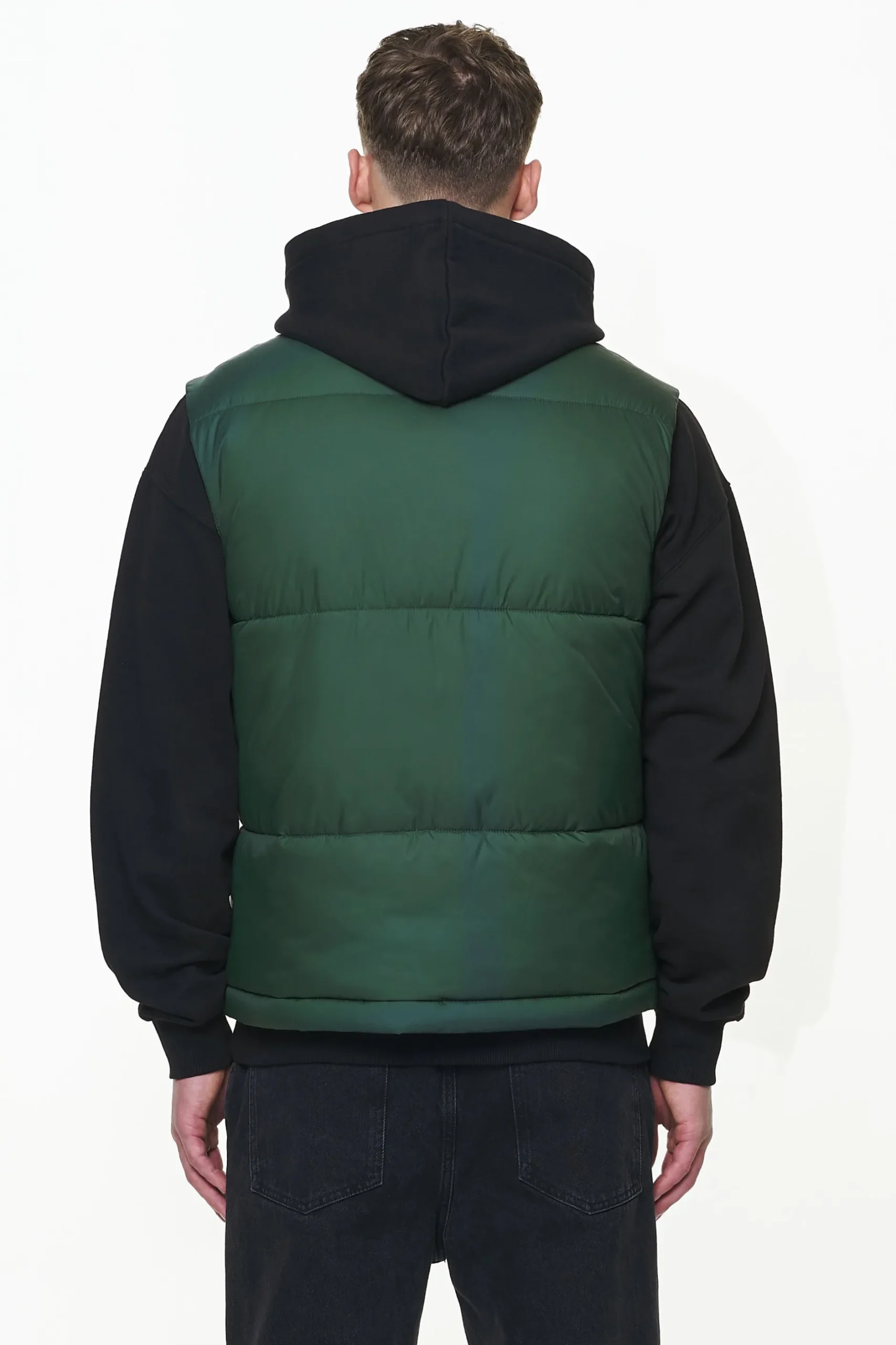 Pegador Vests|Landin Puffer Vest British Green