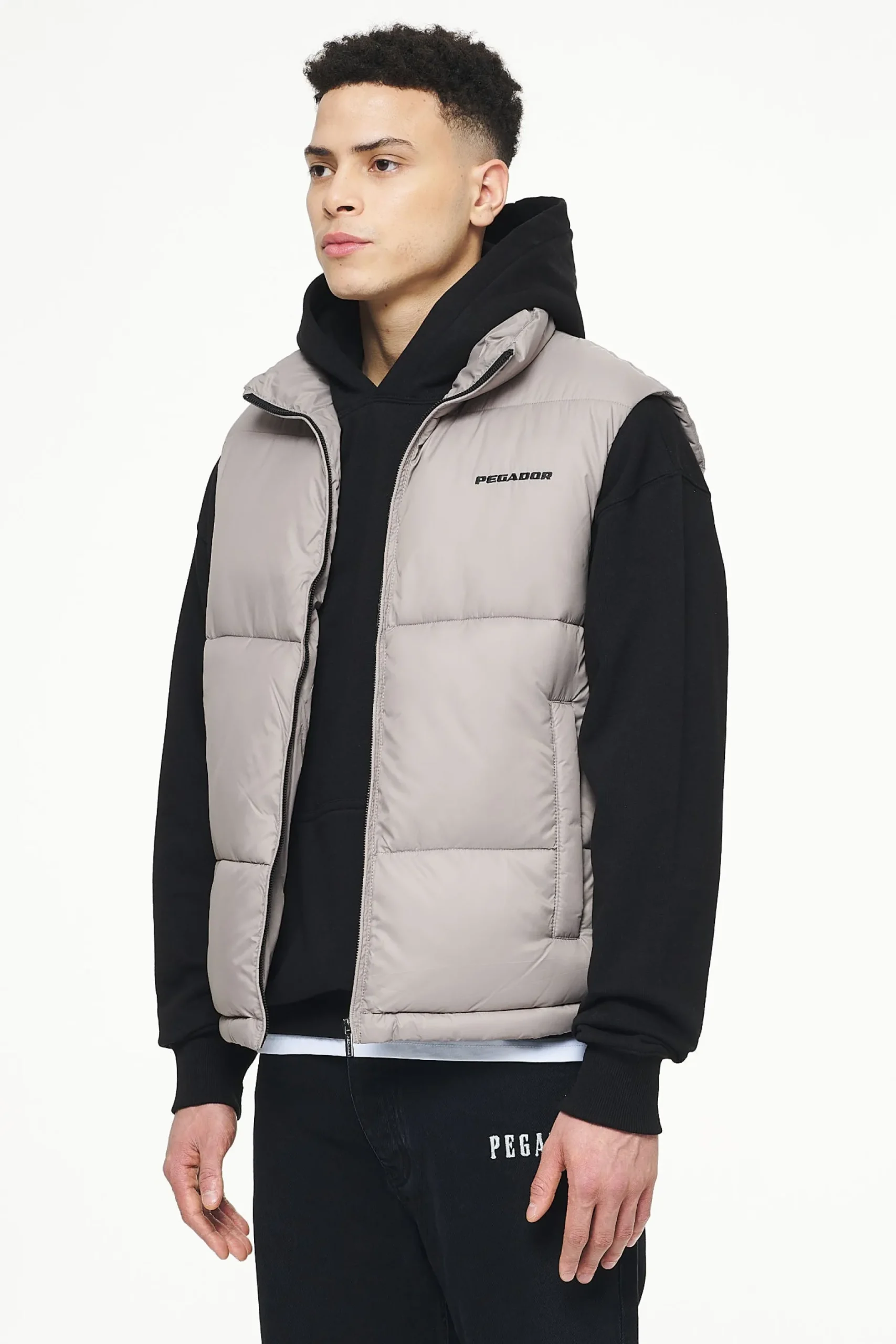 Pegador Vests|Landin Puffer Vest Nickle