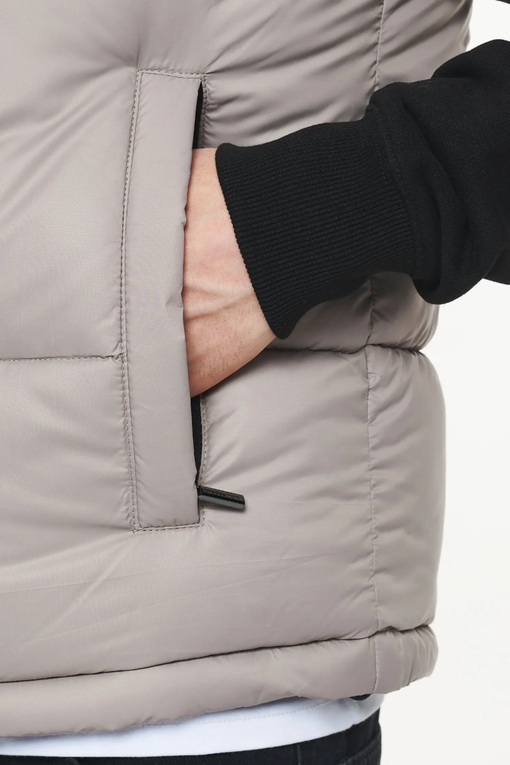 Pegador Vests|Landin Puffer Vest Nickle