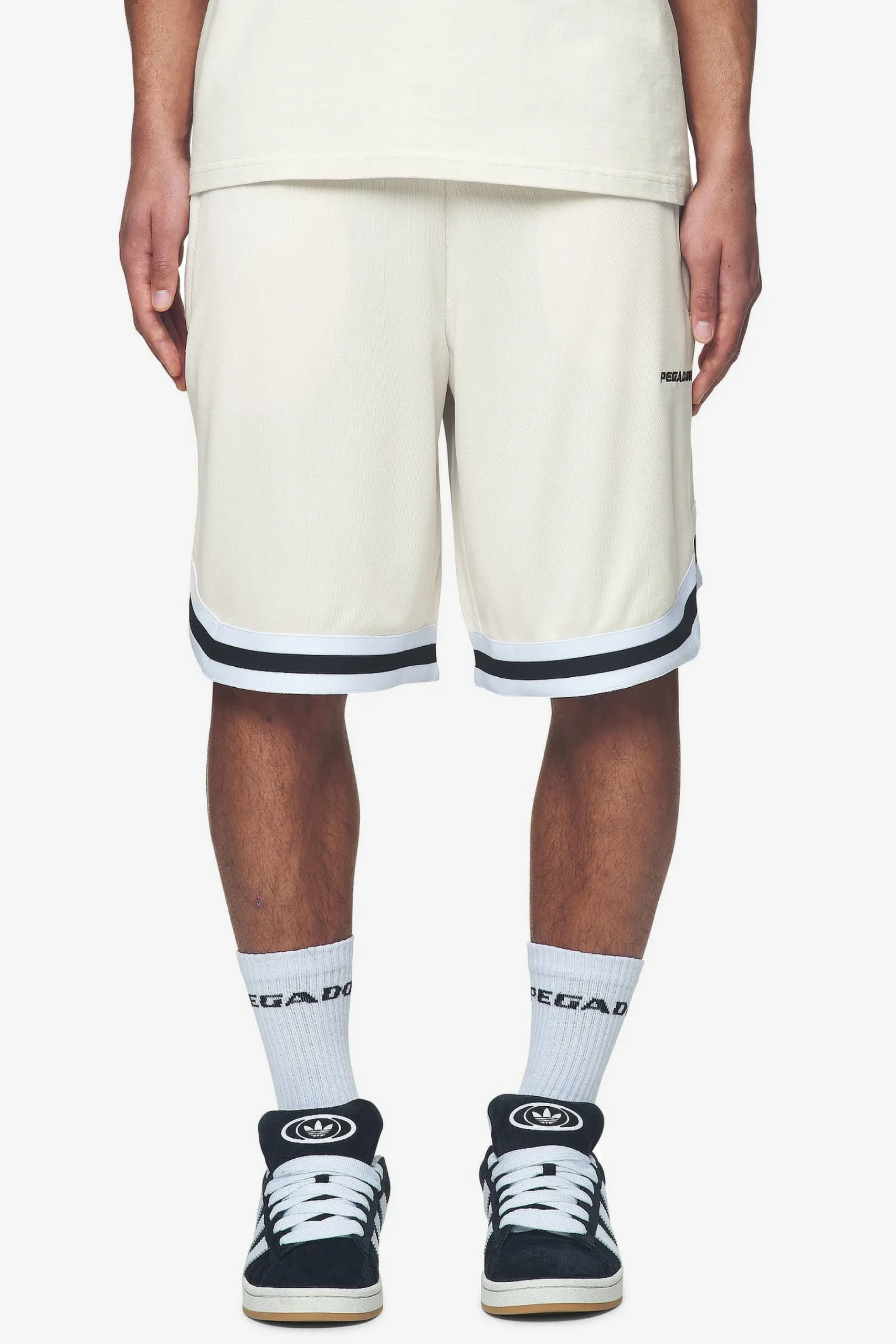 Pegador Shorts|Lansing Basketball Shorts Salty cream