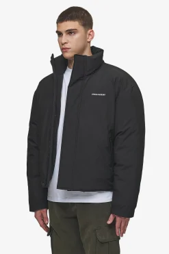 Pegador Jackets|Lavoy Cropped Boxy Puffer Jacket Black