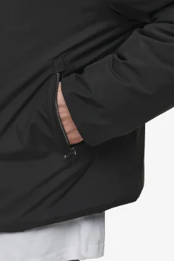 Pegador Jackets|Lavoy Cropped Boxy Puffer Jacket Black