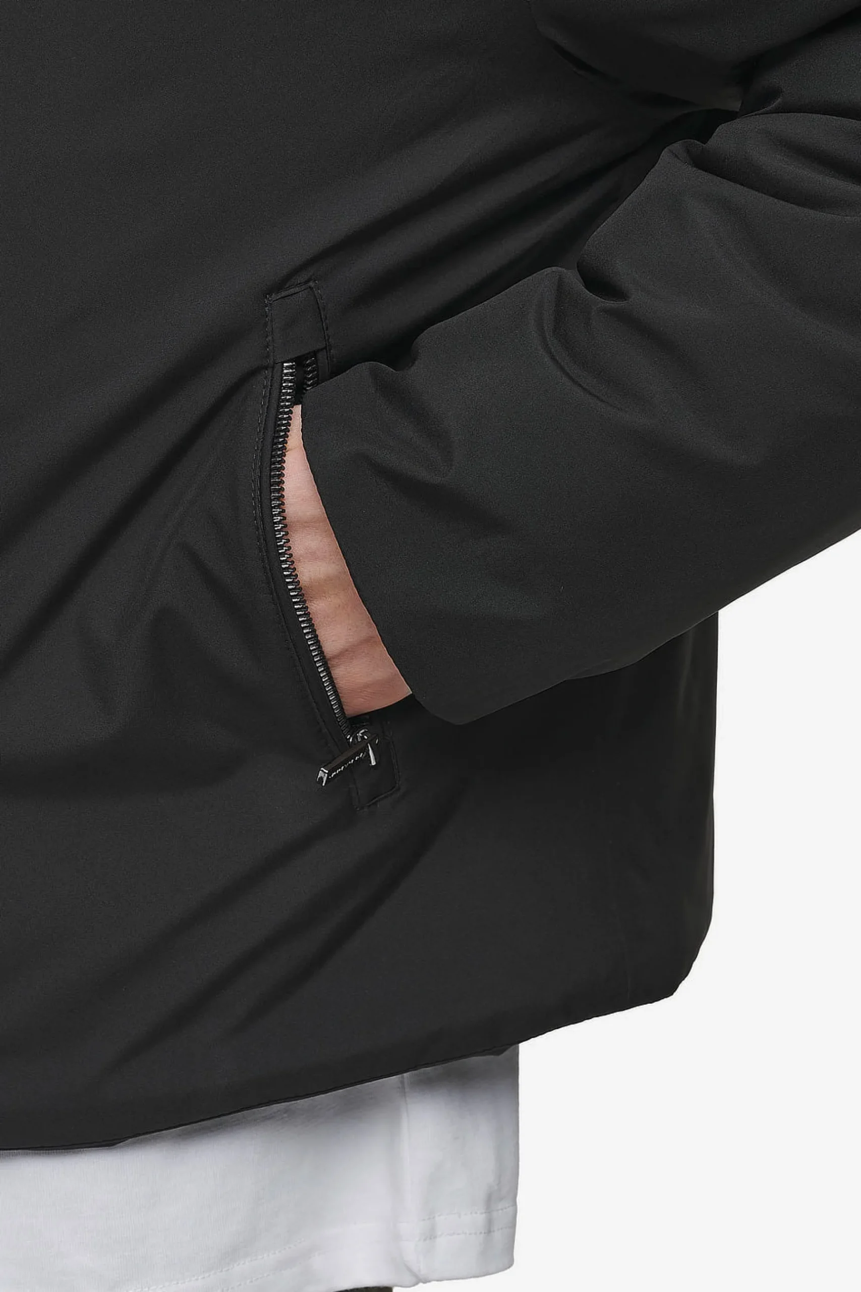 Pegador Jackets|Lavoy Cropped Boxy Puffer Jacket Black