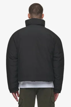Pegador Jackets|Lavoy Cropped Boxy Puffer Jacket Black
