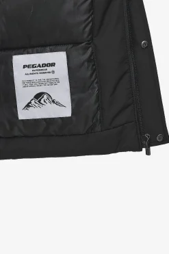 Pegador Jackets|Lavoy Cropped Boxy Puffer Jacket Black