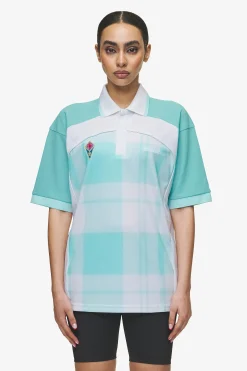 Pegador Tees|Lawn Jersey Sky Blue White
