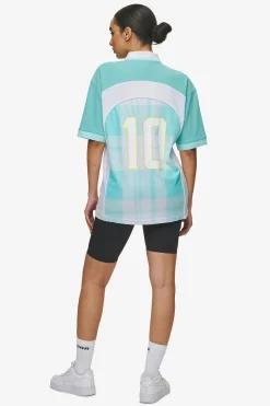 Pegador Tees|Lawn Jersey Sky Blue White