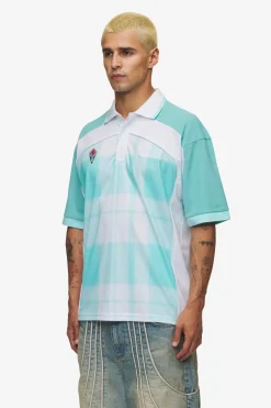 Pegador Tees|Lawn Jersey Sky Blue White