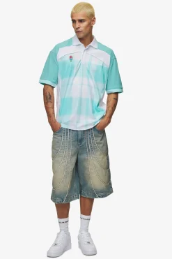 Pegador Tees|Lawn Jersey Sky Blue White