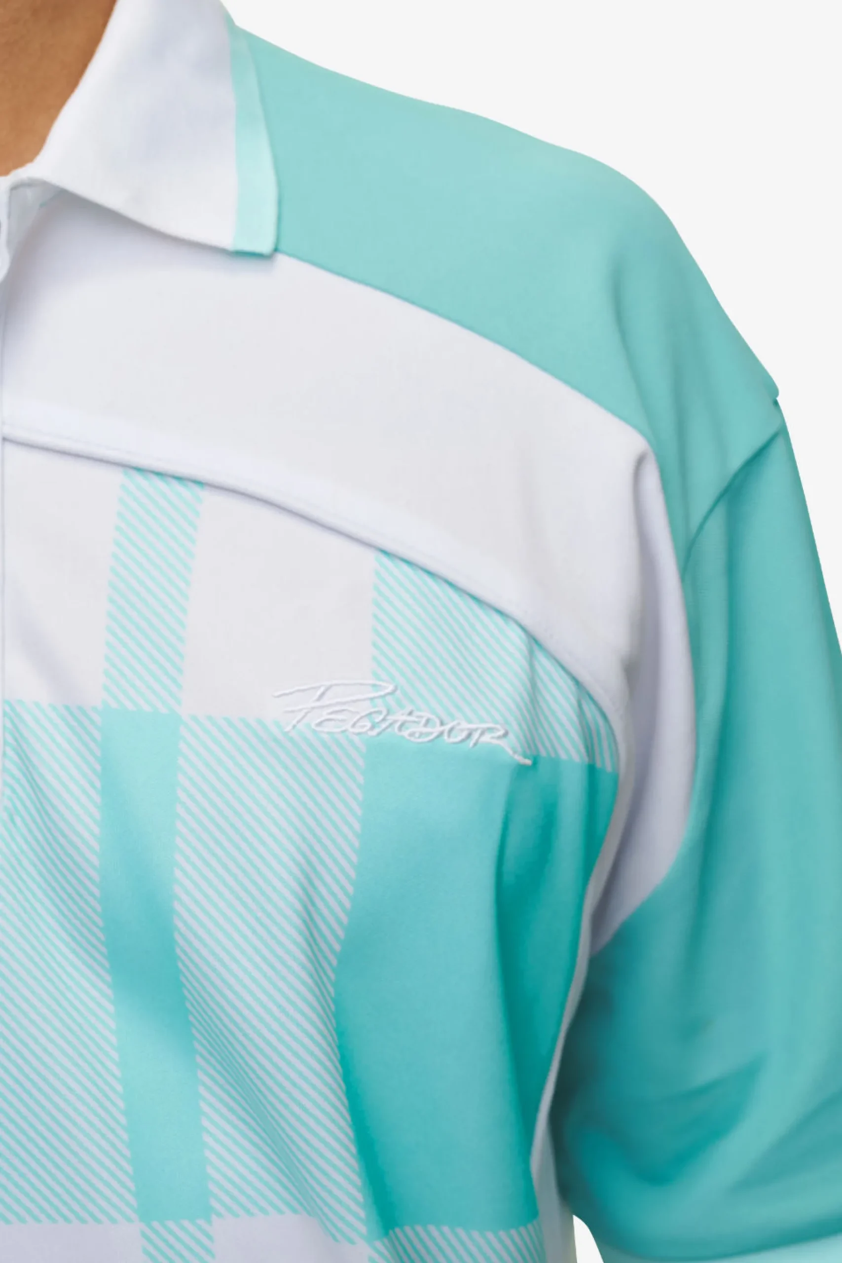 Pegador Tees|Lawn Jersey Sky Blue White