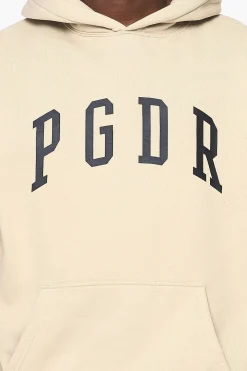 Pegador Hoodies|Layton Oversized Hoodie Vintage Washed Kingdom Beige