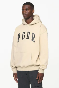 Pegador Hoodies|Layton Oversized Hoodie Vintage Washed Kingdom Beige