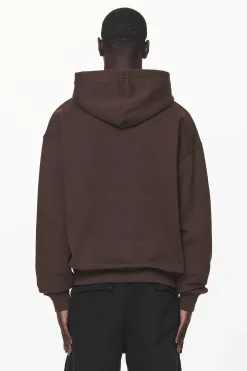 Pegador Hoodies|Layton Oversized Hoodie Washed Oak Brown