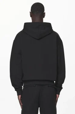 Pegador Hoodies|Zip Hoodies|Layton Oversized Sweat Jacket Black