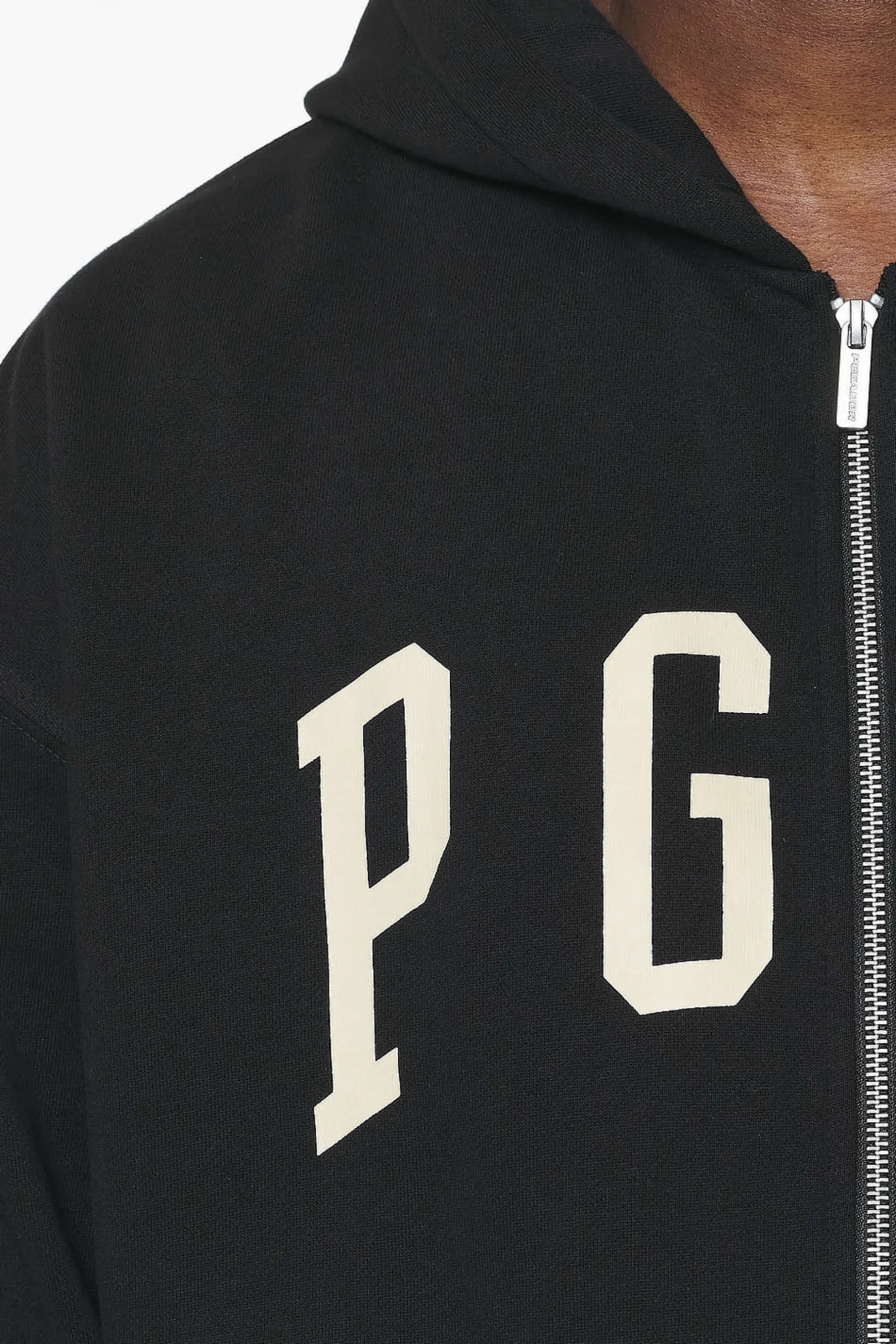 Pegador Hoodies|Zip Hoodies|Layton Oversized Sweat Jacket Vintage Washed Onyx Black