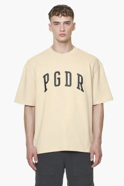 Pegador Tees|Layton Oversized Tee Vintage Washed Kingdom Beige