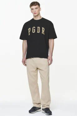 Pegador Tees|Layton Oversized Tee Vintage Washed Onyx Black