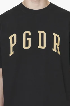 Pegador Tees|Layton Oversized Tee Vintage Washed Onyx Black