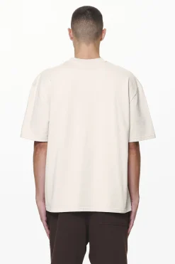 Pegador Tees|Layton Oversized Tee Washed Dust Cream