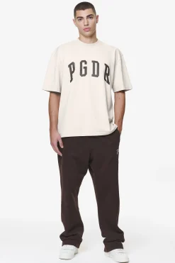 Pegador Tees|Layton Oversized Tee Washed Dust Cream