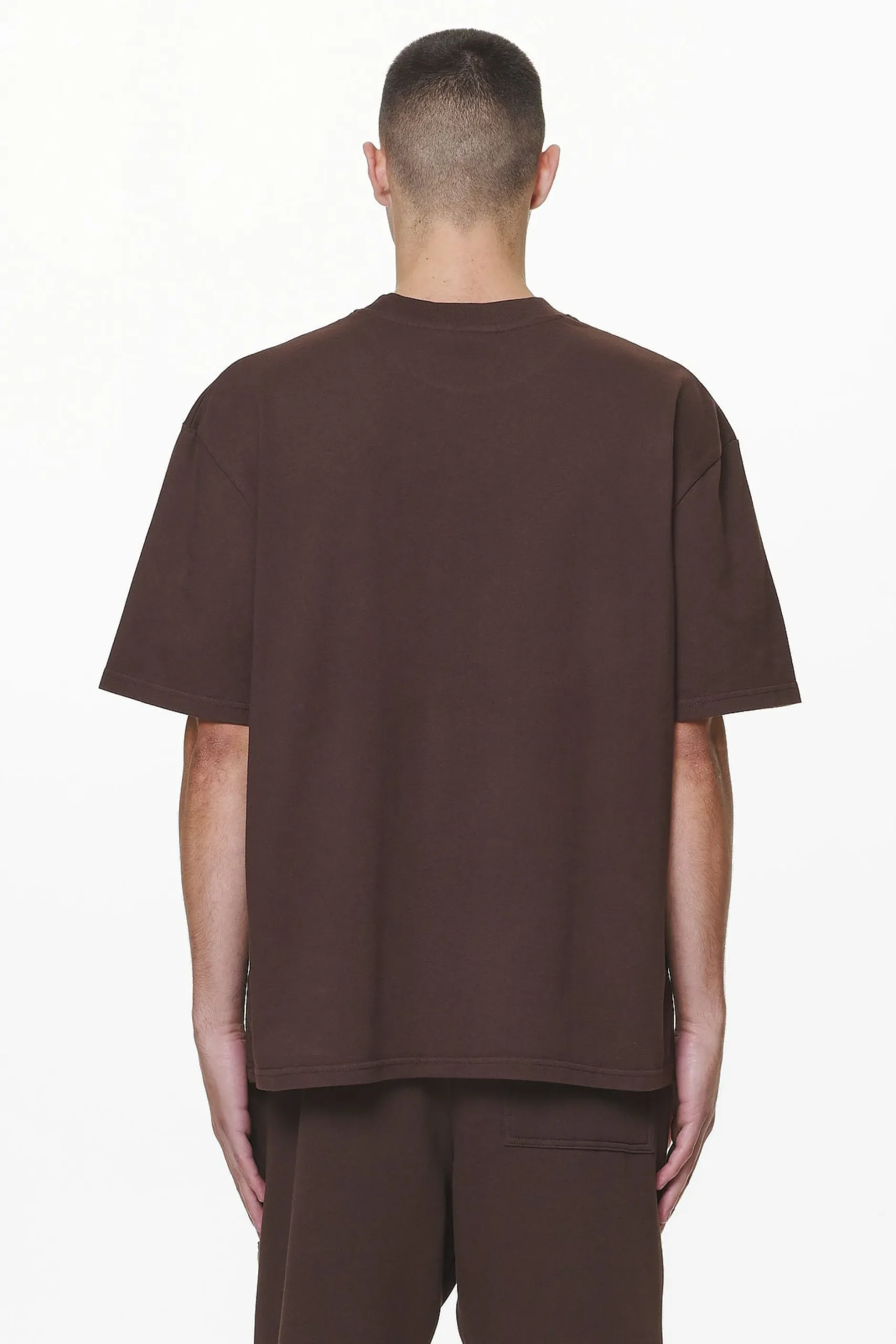 Pegador Tees|Layton Oversized Tee Washed Oak Brown