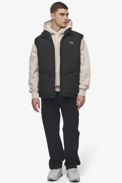 Pegador Vests|Leddy Oversized Puffer Vest Black