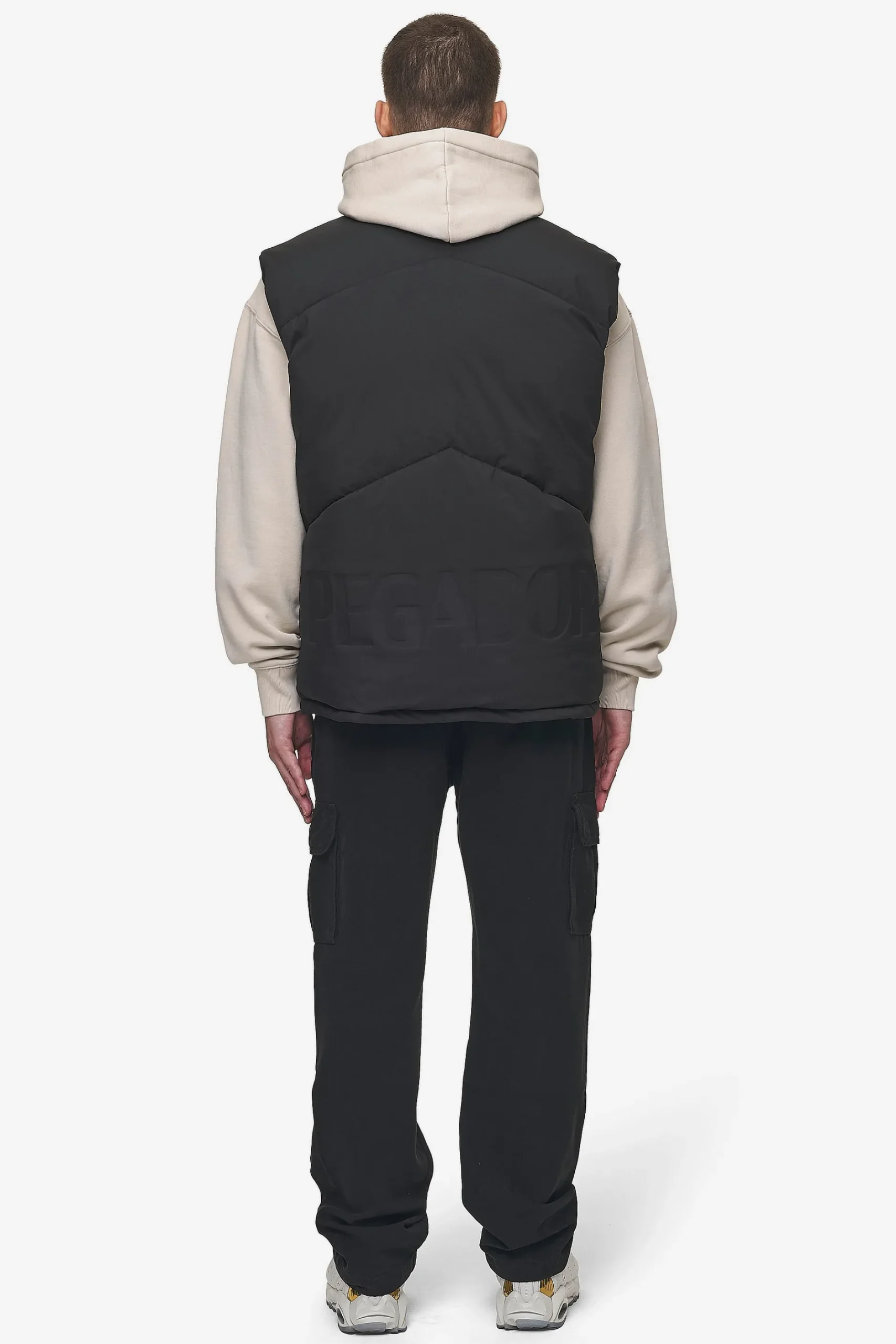 Pegador Vests|Leddy Oversized Puffer Vest Black