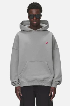Pegador Hoodies|Leono Boxy Hoodie Washed Cool Grey
