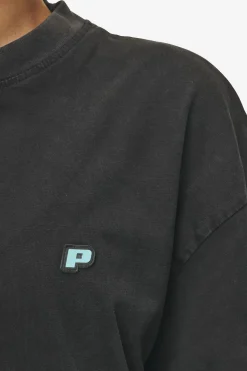 Pegador Tees|Leono Boxy Tee Sky Blue Gum Vintage black